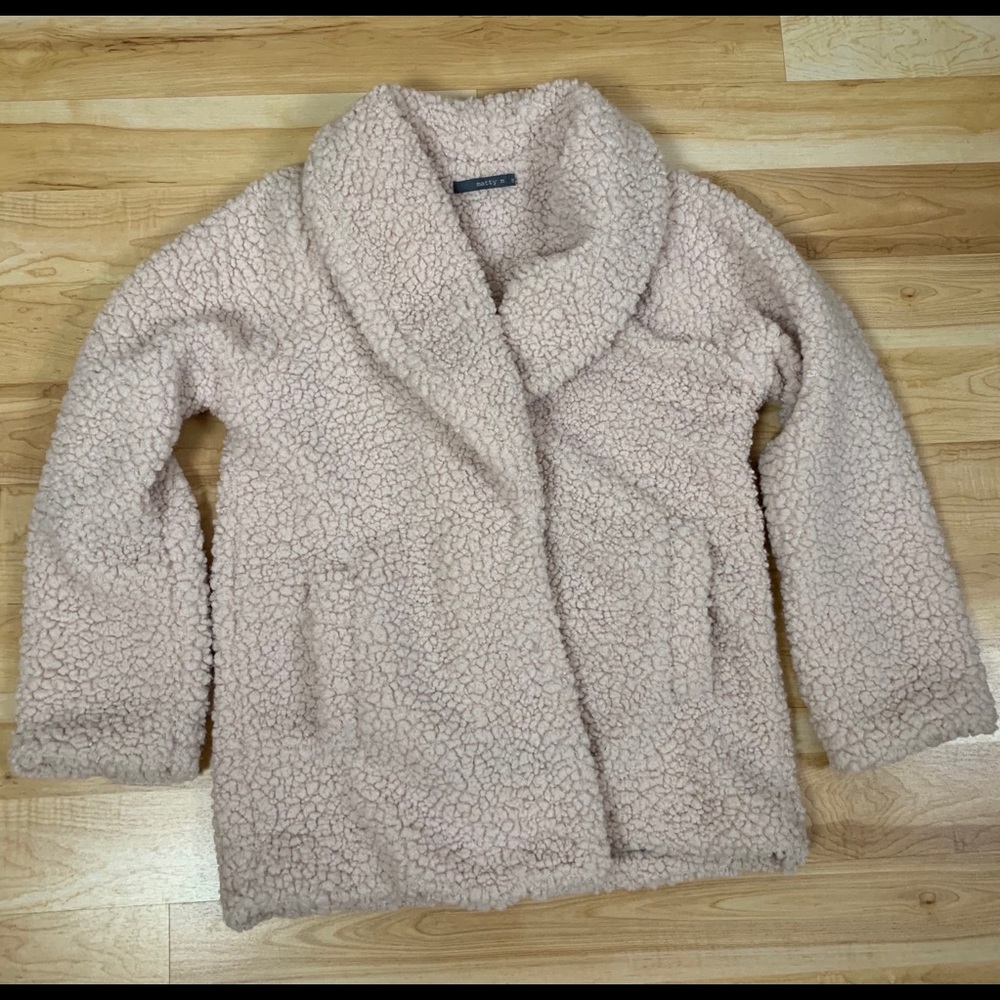 Teddy Coat Jacket Size M